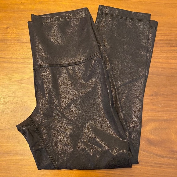 Lululemon Wunder Under High-Rise Black Crop 21” - Picture 1 of 4